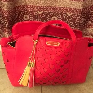 Betsey Johnson open your heart Large satchel